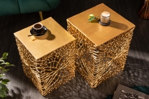 design bijzettafel set goud