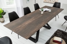 uitschuifbare tafel eiken keramiek 180-230 cm