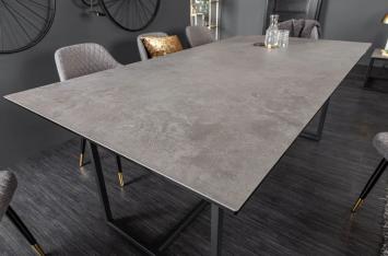 eettafel keramiek betonlook 200 cm