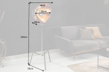 Studio lamp zwart goud