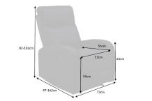 relax fauteuil zwart