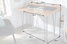 Bureau eikenlook 110 cm