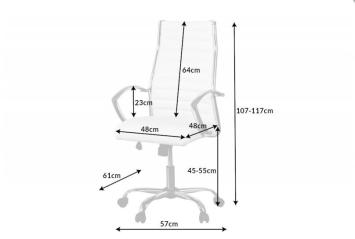 moderne bureau stoel wit