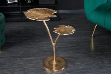 Bijzettafel Ginkgo Leaf goud