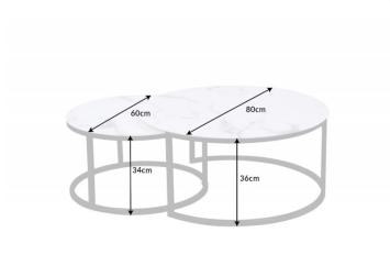 salontafel set marmerlook