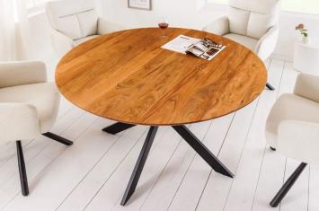 ronde eettafel 130 cm acacia hout