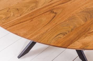 ronde eettafel 130 cm acacia hout