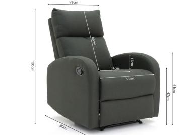 Jordan relax fauteuil grijs