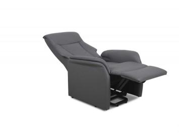 Relaxfauteuil grijs met sta op functie