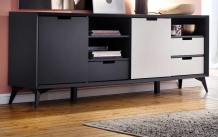 Sideboard grijs en wit 180 cm