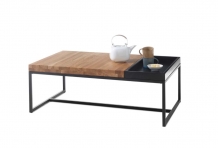 salontafel eiken zwart 107 cm