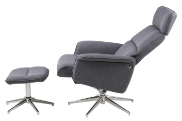 relax fauteuil donkergrijs