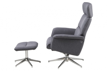 relax fauteuil donkergrijs