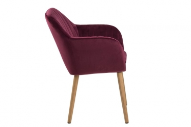 eetkamerstoelen armleuning bordeaux