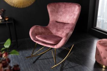 schommel fauteuil roze