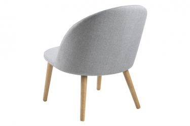 fauteuil stof grijs