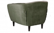 fauteuil velvet groen