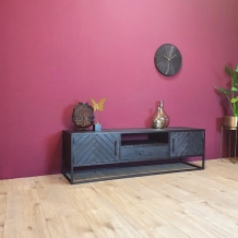 TV meubel zwart 165 cm