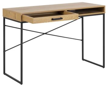 Bureau eikenlook met lade 110 cm