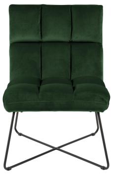 fauteuil velours groen