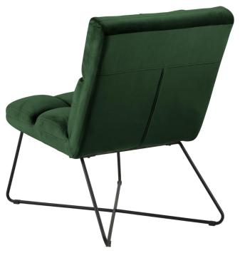 fauteuil velours groen