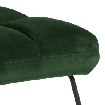 fauteuil velours groen