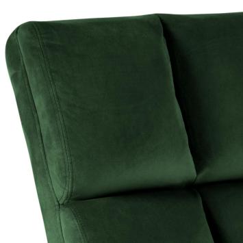 fauteuil velours groen