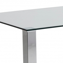 tafel transparant glas 180cm