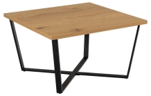 salontafel vierkant eikenlook 75 cm