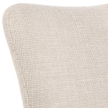 Lara stoel beige met armleuningen