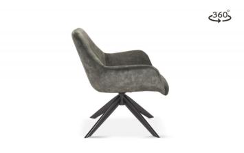 Fauteuil vegas groen draaibaar