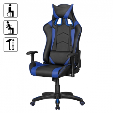 gaming chair blauw