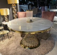 luxe ronde tafel marmer 130 cm