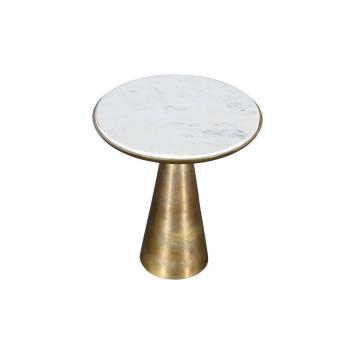 salontafel marmer goud 46 cm