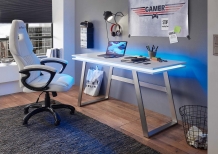 Bureau mat wit LED