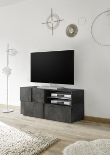 tv meubel donkergrijs 121 cm