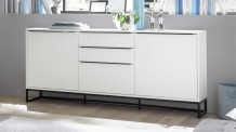 Lille dressoir mat wit