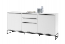 Lille dressoir mat wit