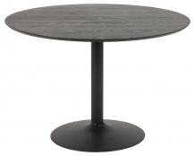 ronde eettafel zwart 110 cm