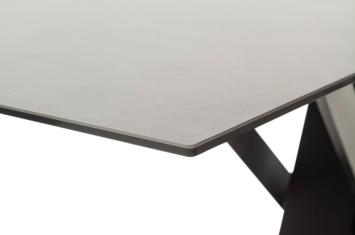 Massaro tafel antraciet keramiek 160-210 cm