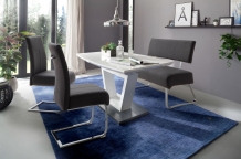 Hoogglans tafel 140-180 cm