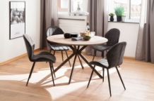 Ronde eettafel wild eiken