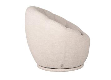 Fauteuil naturel bouclé