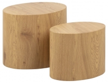 tafel set eiken look