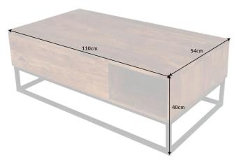 sheesham salontafel met lift