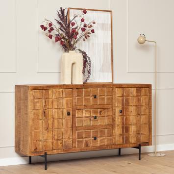 Brandy dressoir-bruin-160 cm