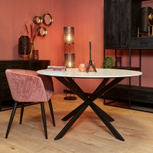 ronde eettafel marmer 130 cm