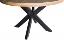 ronde mango tafel bruin 120 cm