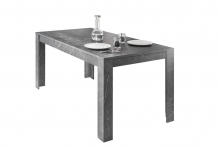 eettafel donker marmer look 180 cm