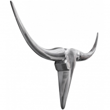 Bull zilver 125 cm